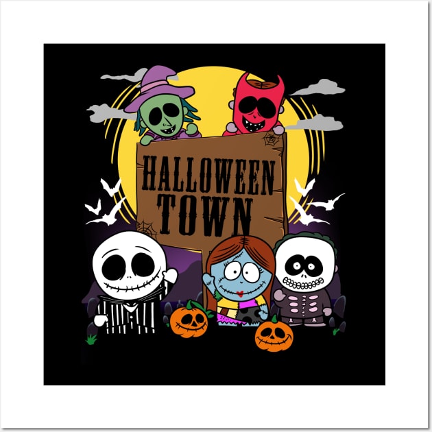 Halloween Town Wall Art by vands